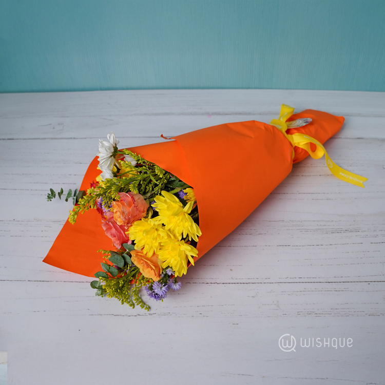 Yellow Petal Cascade Gift Set