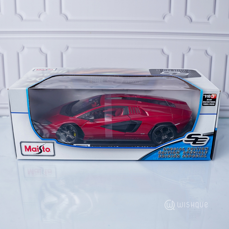 Maisto Lamborghini Countach LPI 800-4 Burgundy Special Edition