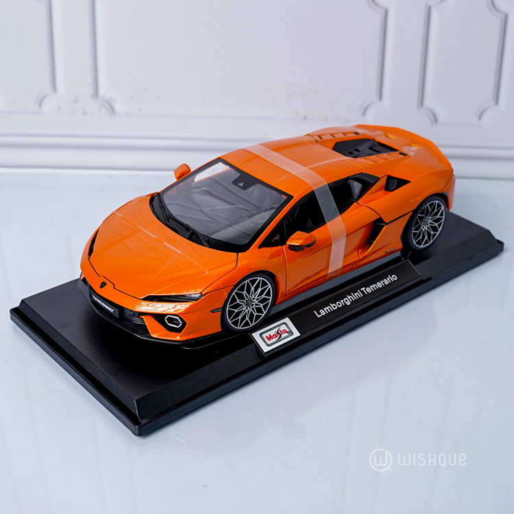 Maisto Lamborghini Temerario Orange Metallic Diecast Special Edition