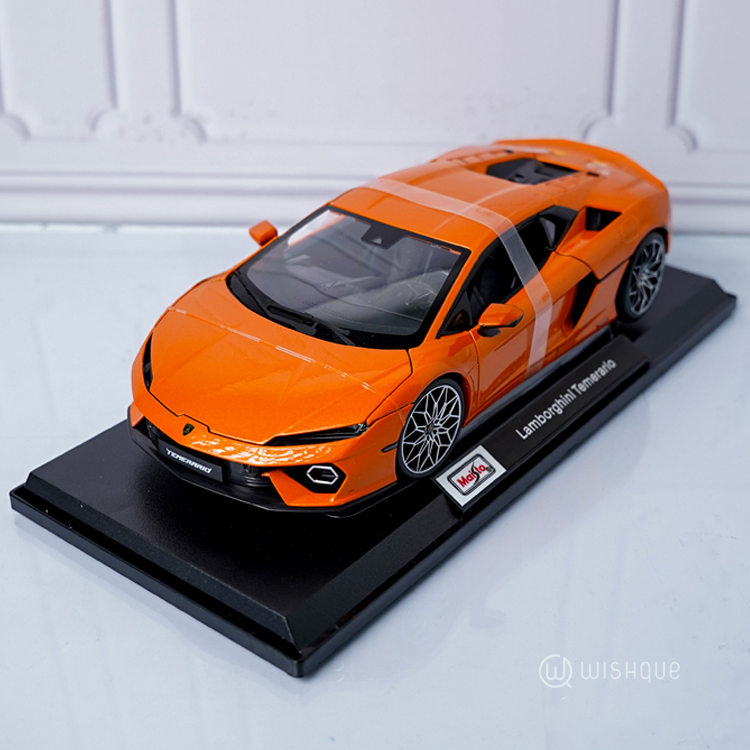 Maisto Lamborghini Temerario Orange Metallic Diecast Special Edition