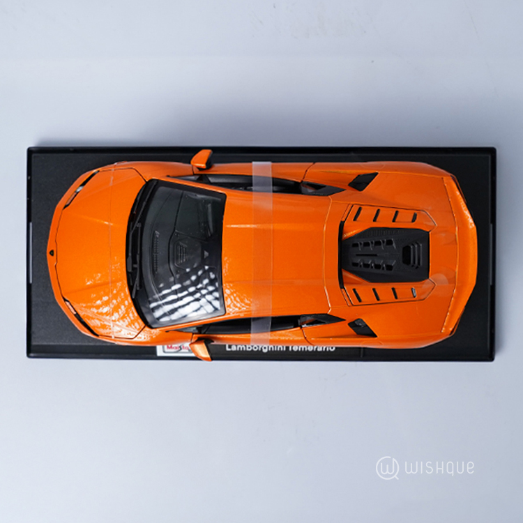 Maisto Lamborghini Temerario Orange Metallic Diecast Special Edition
