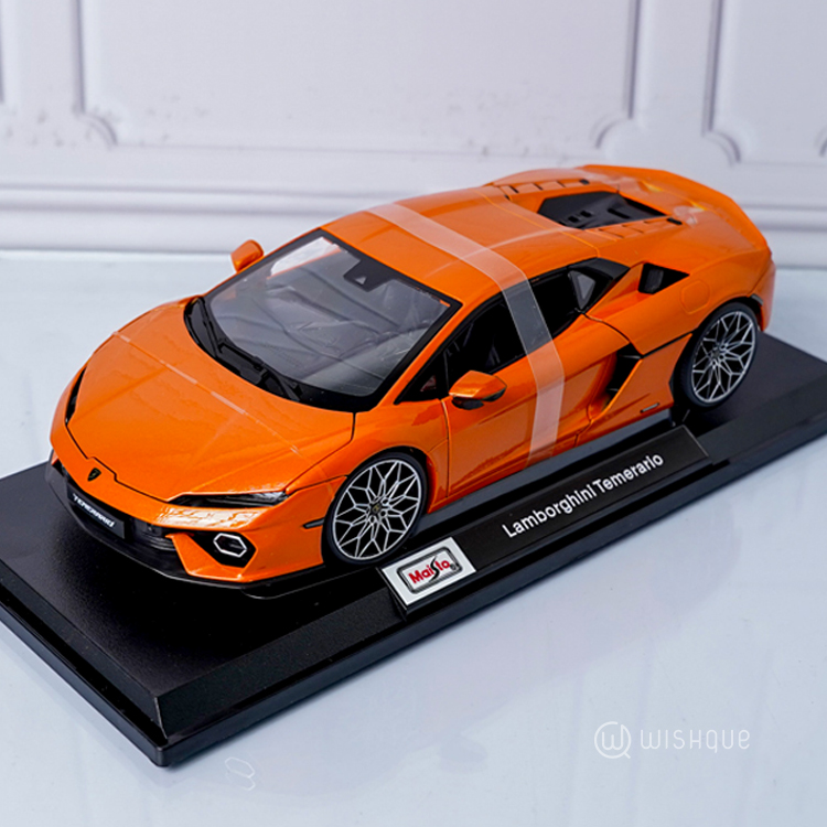 Maisto Lamborghini Temerario Orange Metallic Diecast Special Edition