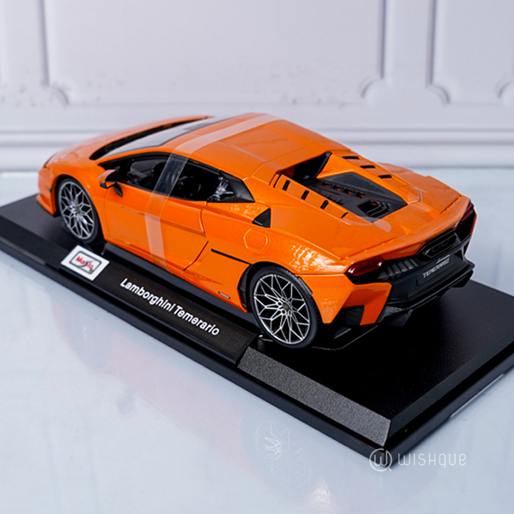 Maisto Lamborghini Temerario Orange Metallic Diecast Special Edition