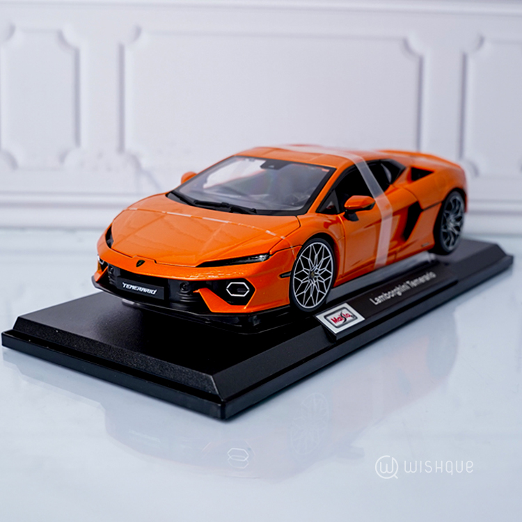 Maisto Lamborghini Temerario Orange Metallic Diecast Special Edition