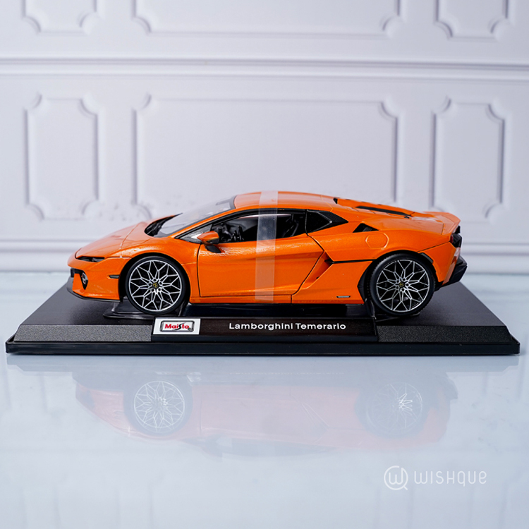 Maisto Lamborghini Temerario Orange Metallic Diecast Special Edition