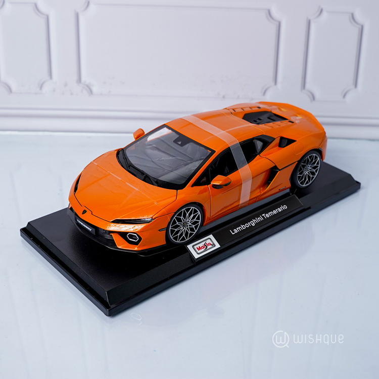 Maisto Lamborghini Temerario Orange Metallic Diecast Special Edition