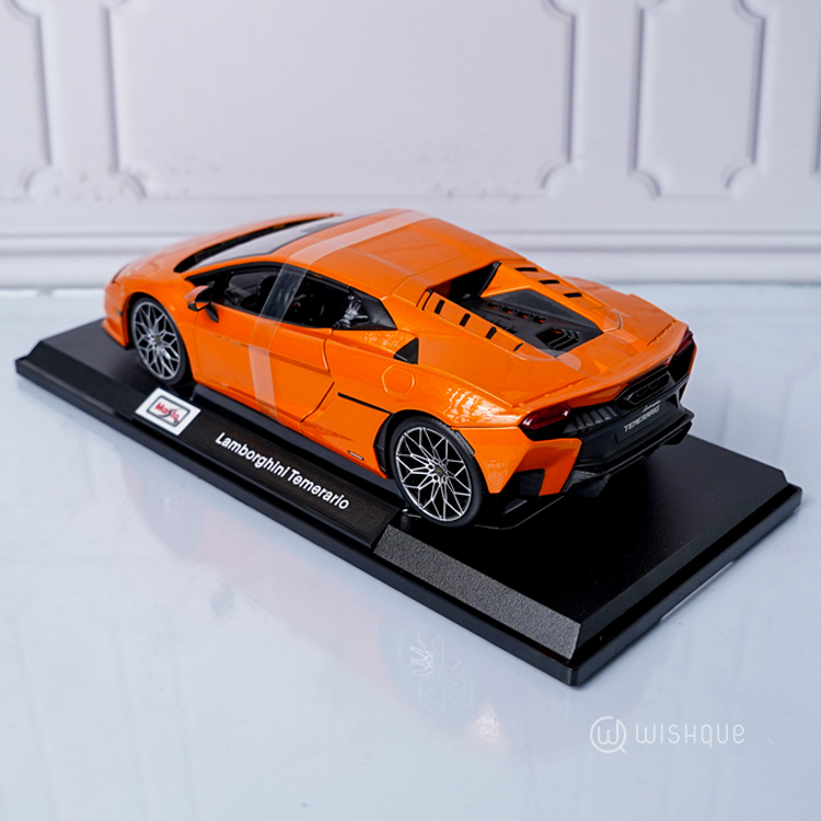 Maisto Lamborghini Temerario Orange Metallic Diecast Special Edition