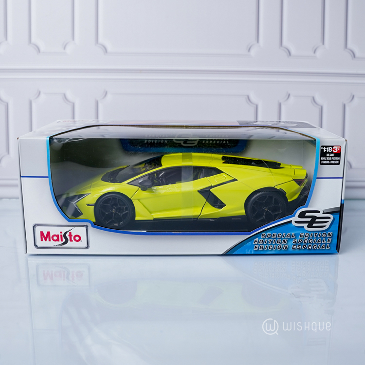 Maisto Lamborghini Revuelto Diecast Model Car - Neon Green