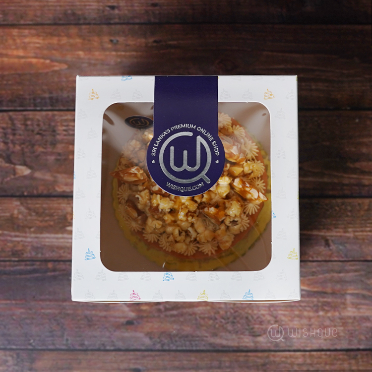 Peanut Butter Popcorn Crunchy Cake