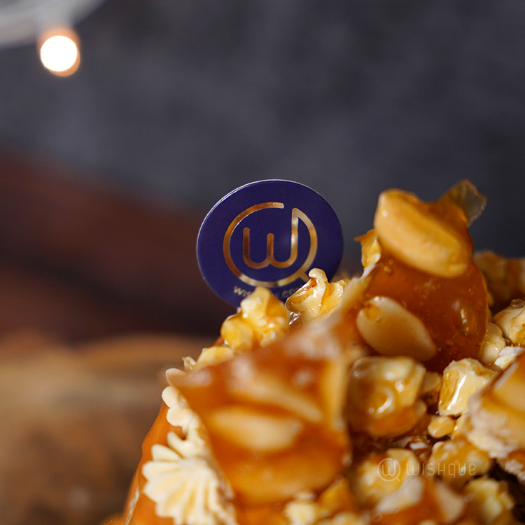 Peanut Butter Popcorn Crunchy Cake
