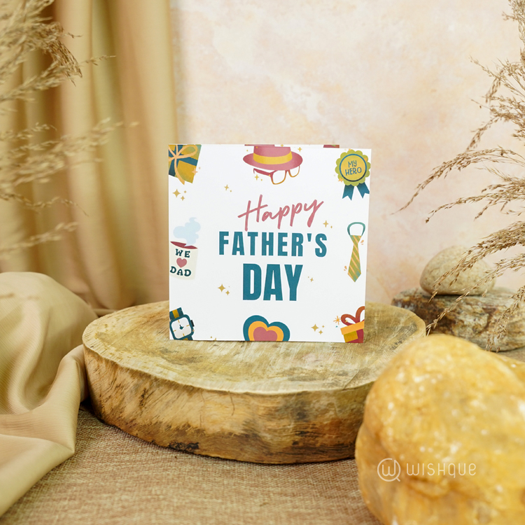 Happy Father's Day Celebration Greeting Card