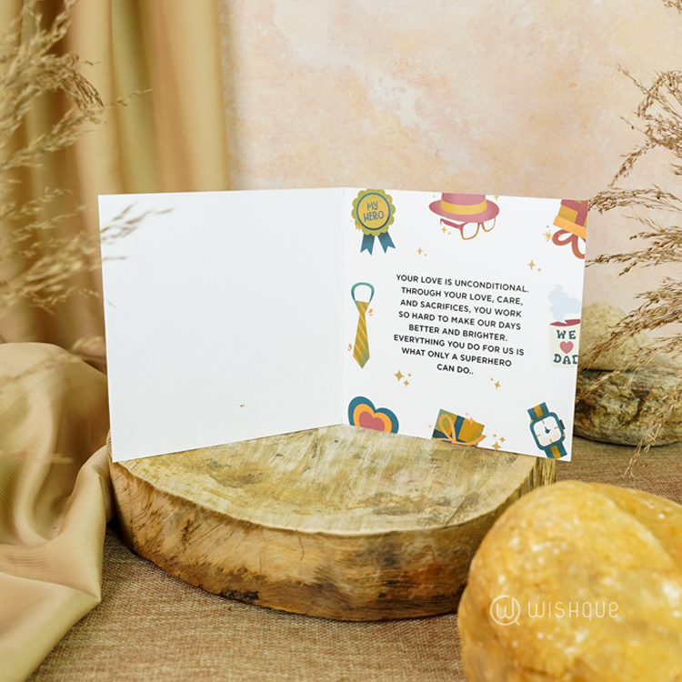 Happy Father's Day Celebration Greeting Card