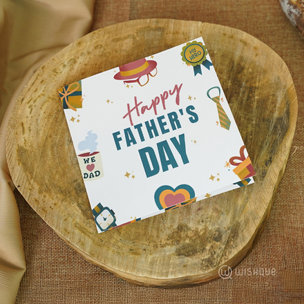 Happy Father's Day Celebration Greeting Card