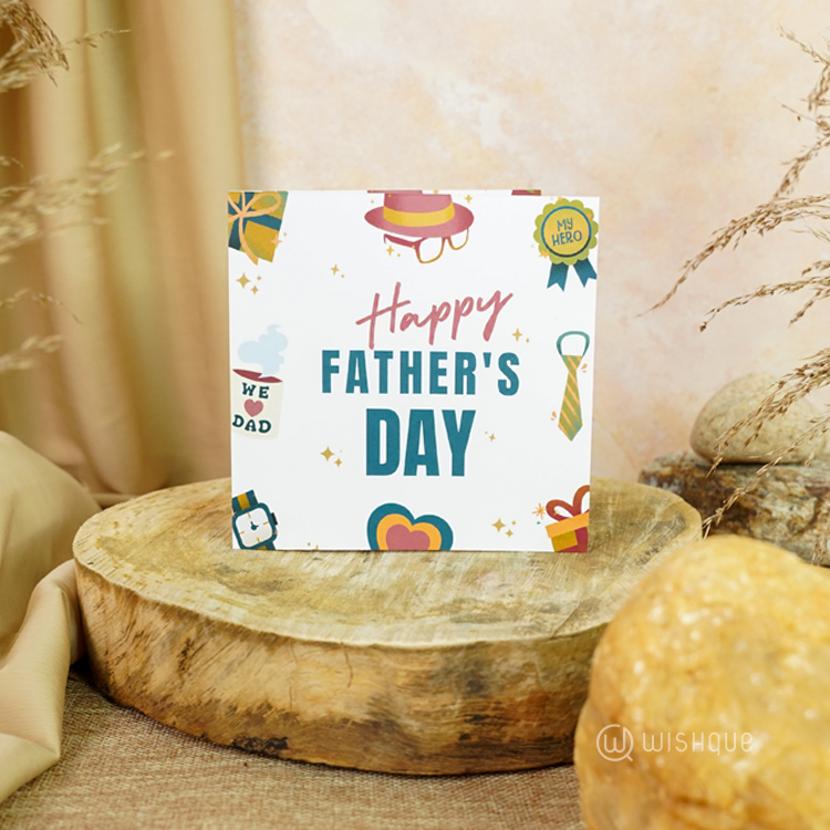 Happy Father's Day Celebration Greeting Card & Printed Mug