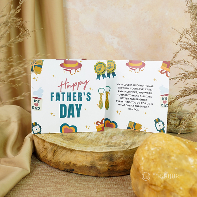 Happy Father's Day Celebration Greeting Card & Printed Mug