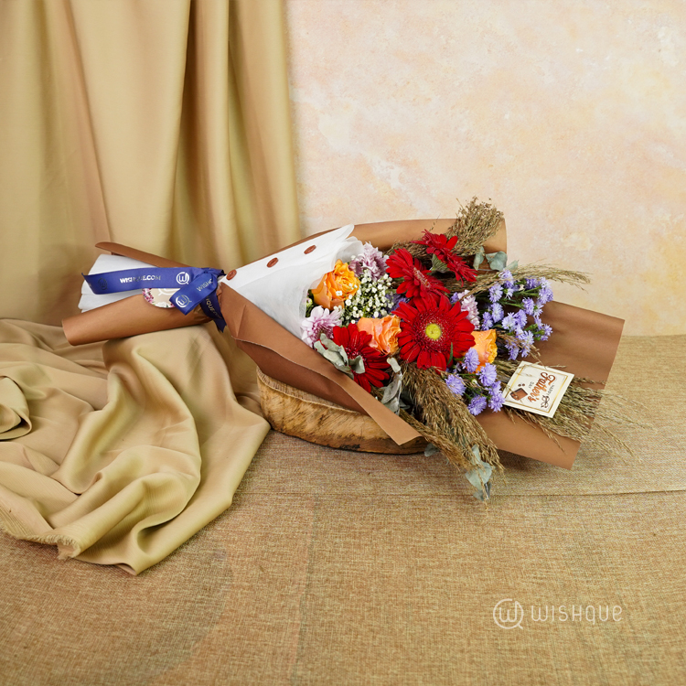 The Warm Classic Father's Day Floral Bouquet