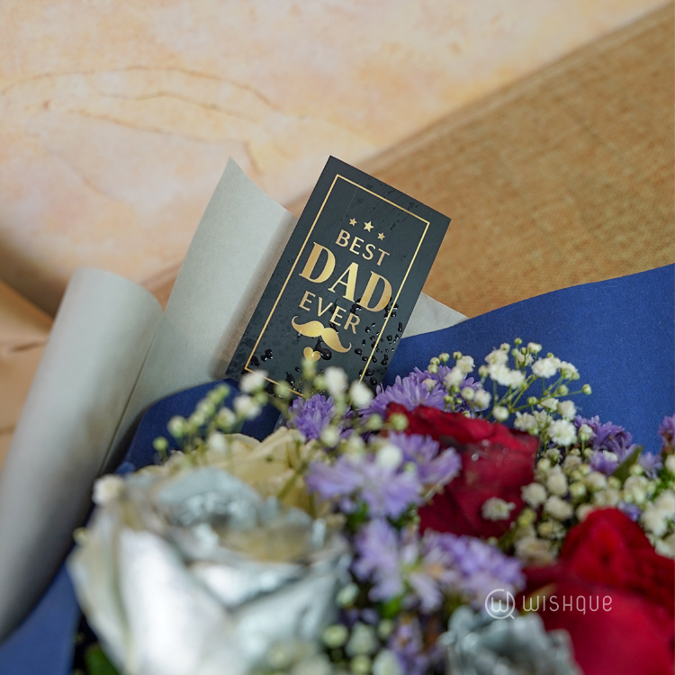 The Dapper Gentleman Best Dad Floral Bouquet