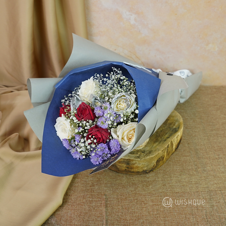 The Dapper Gentleman Best Dad Floral Bouquet
