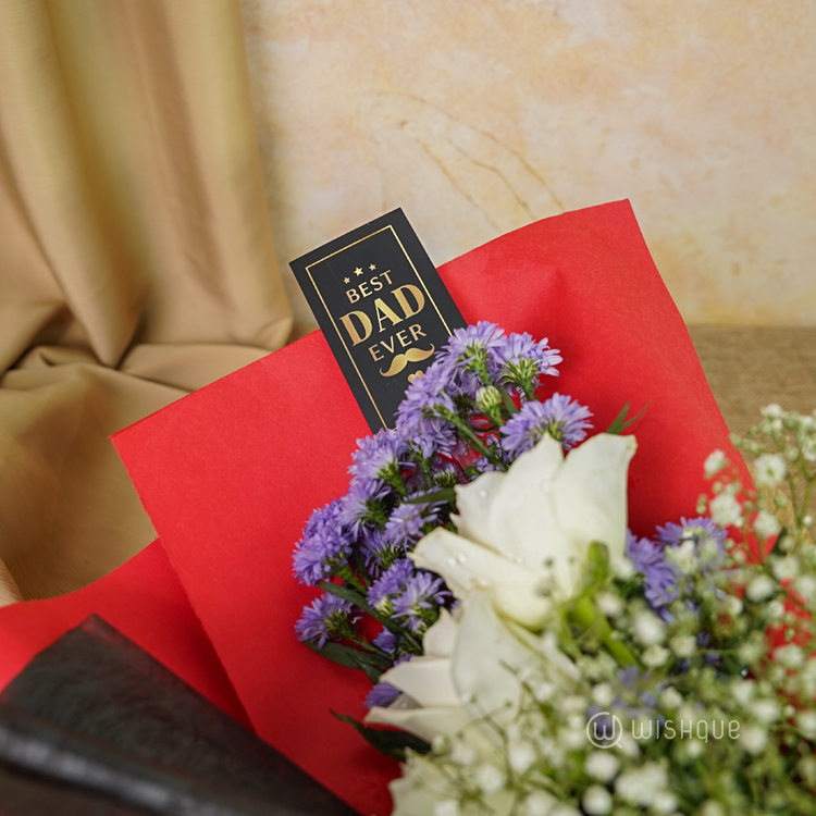 The Party King Best Dad Ever Floral Bouquet