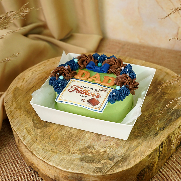 Happy Father's Day Chocolate Bento Cake