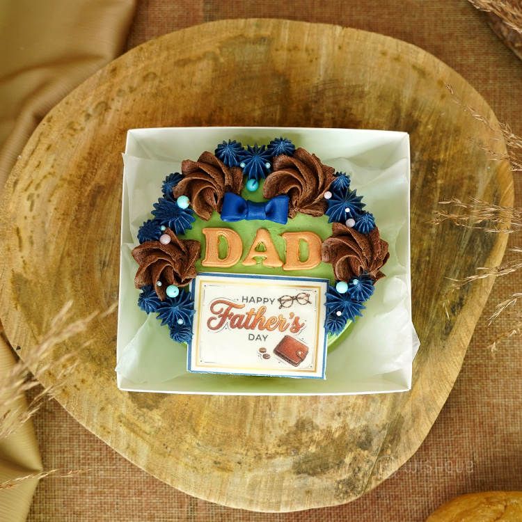 Happy Father's Day Chocolate Bento Cake