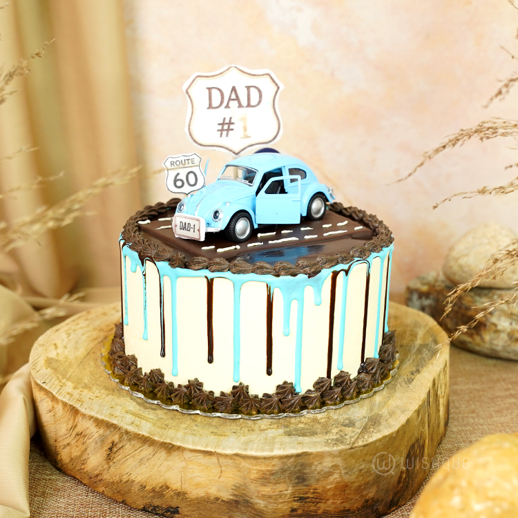 Vintage Cruiser Dad Edition Buttercream Ganache Cake