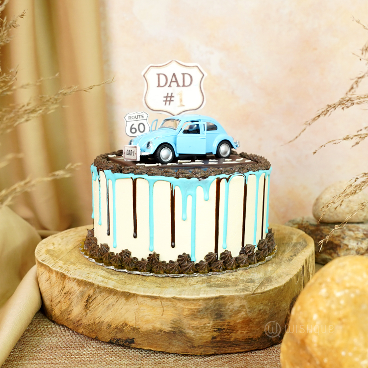 Vintage Cruiser Dad Edition Buttercream Ganache Cake