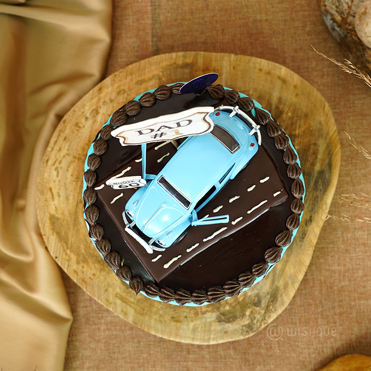 Vintage Cruiser Dad Edition Buttercream Ganache Cake