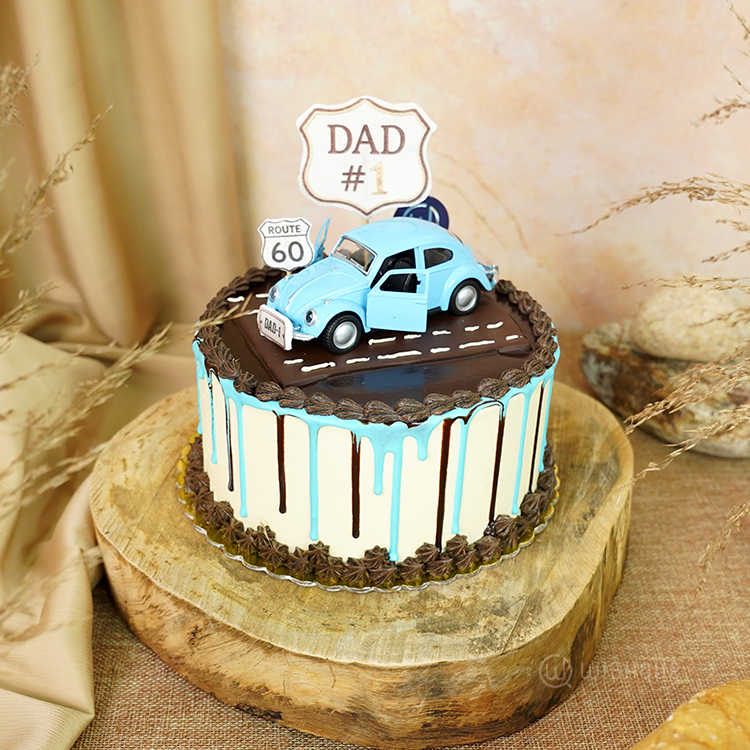Vintage Cruiser Dad Edition Buttercream Ganache Cake