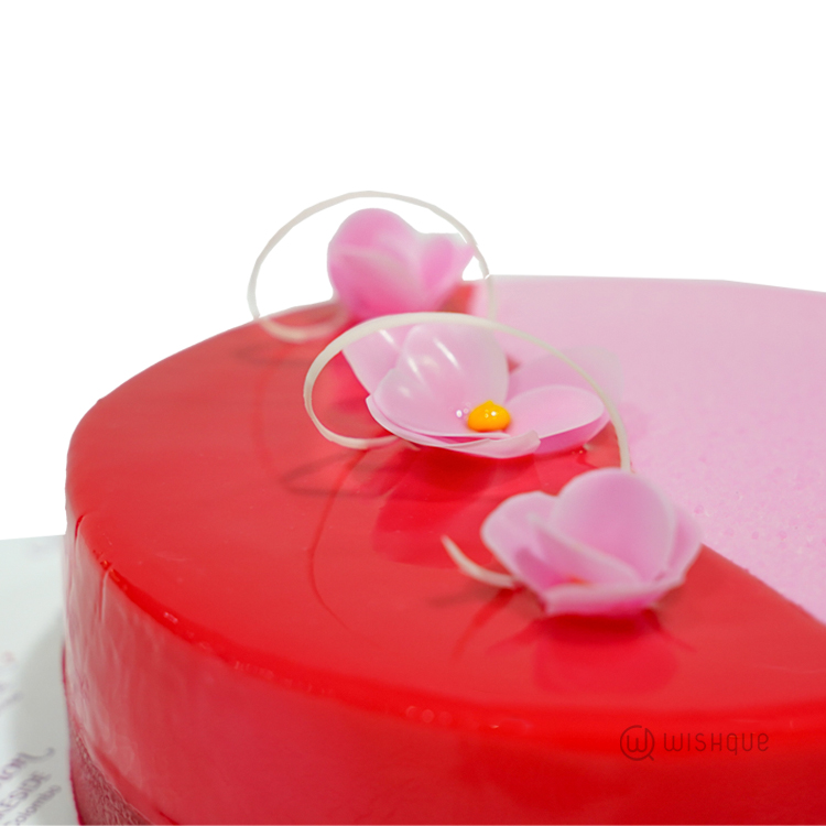 Strawberry Rose Cake