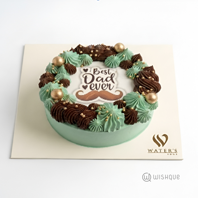 Green Glory For Dad Cake