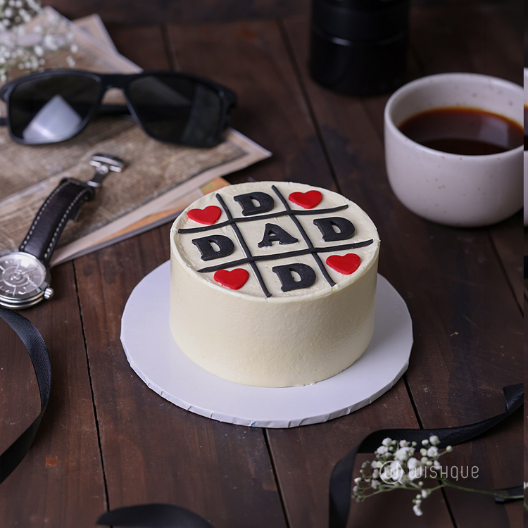 Dad Ribbon Bento Cake