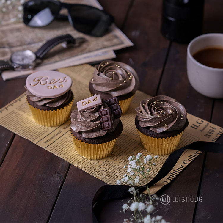 Dad Cup Cakes - 04 Pack