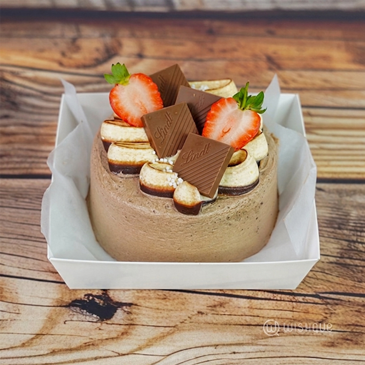 Lindt Strawberry Chocolate Bento Cake