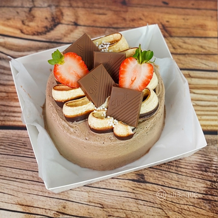 Lindt Strawberry Chocolate Bento Cake