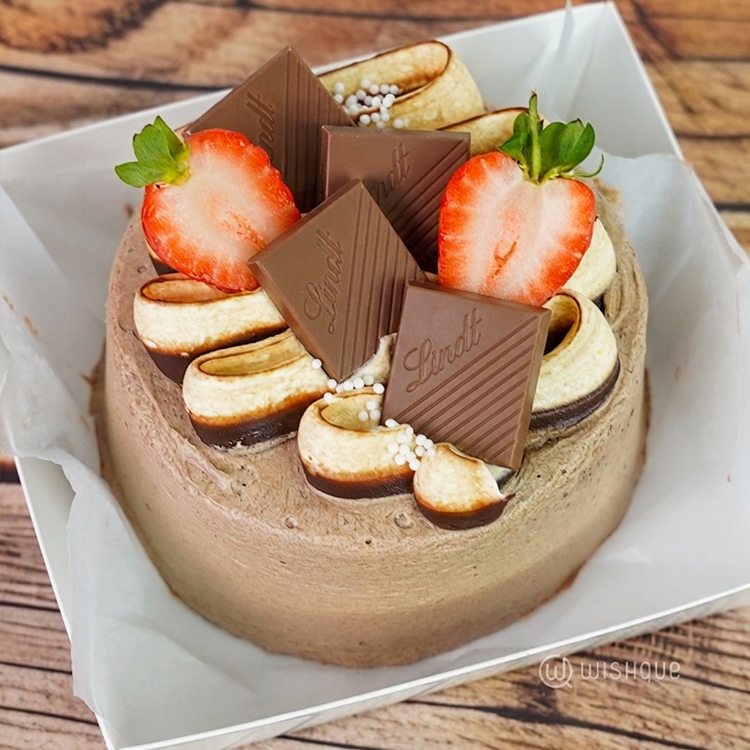 Lindt Strawberry Chocolate Bento Cake