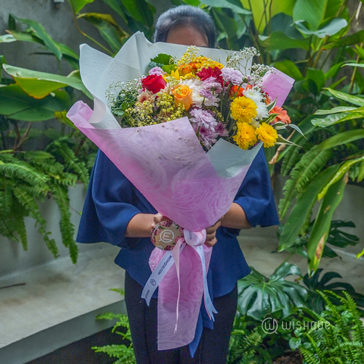 Springtime Happy Bloom Bouquet