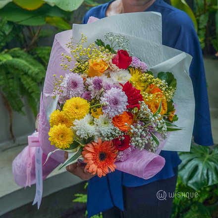 Springtime Happy Bloom Bouquet