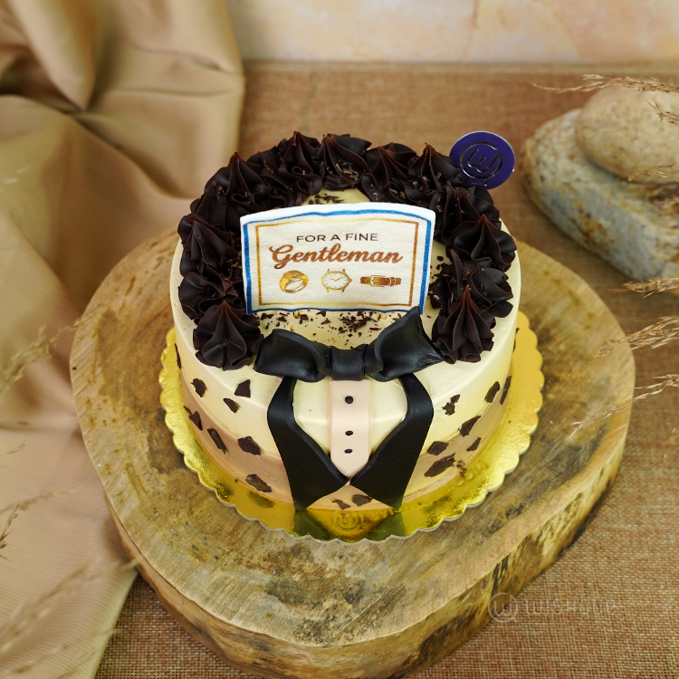 Royal Suit Chocolate Ganache Cake