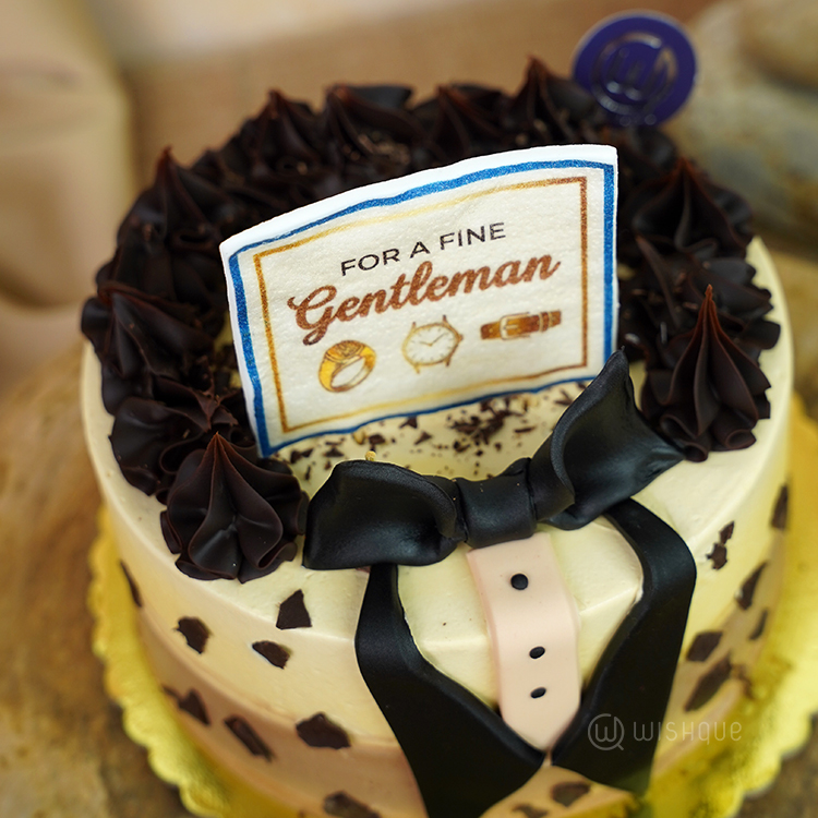 Royal Suit Chocolate Ganache Cake