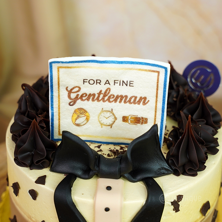 Royal Suit Chocolate Ganache Cake