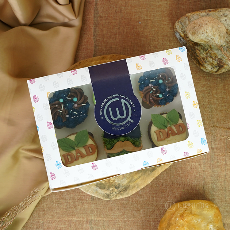 The Loving Dad Cupcake Box of 06