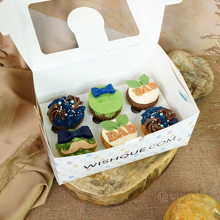The Loving Dad Cupcake Box of 06