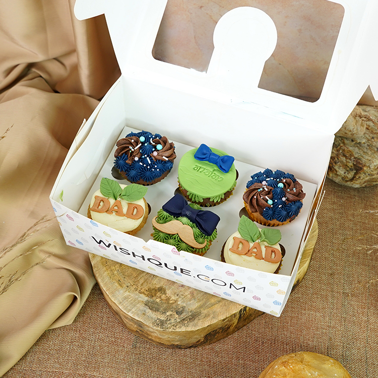 The Loving Dad Cupcake Box of 06