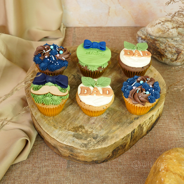 The Loving Dad Cupcake Box of 06