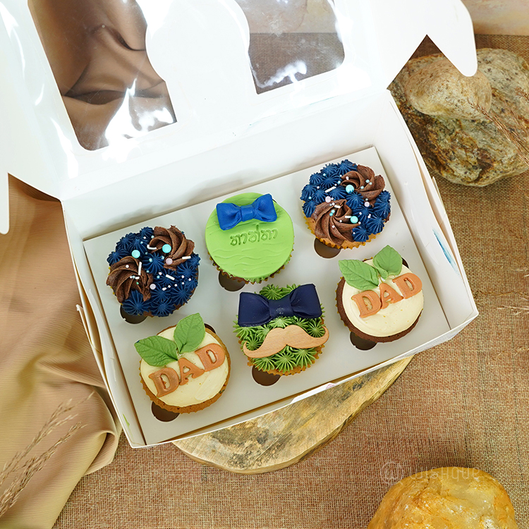 The Loving Dad Cupcake Box of 06