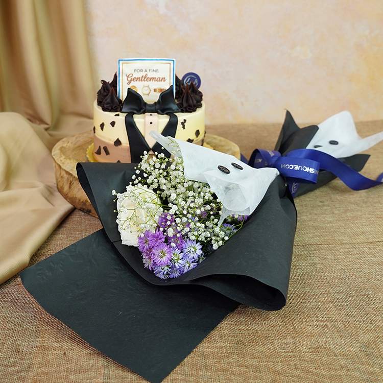 Royal Suit With Floral Gift Set