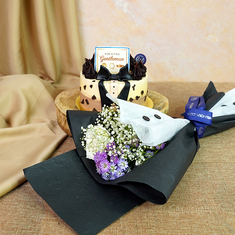 Royal Suit With Floral Gift Set