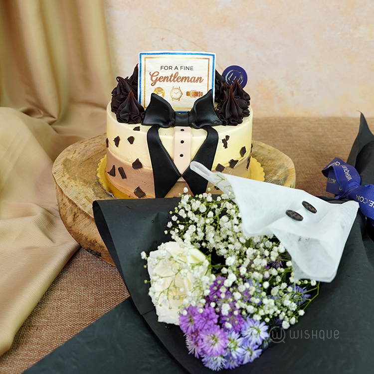 Royal Suit With Floral Gift Set