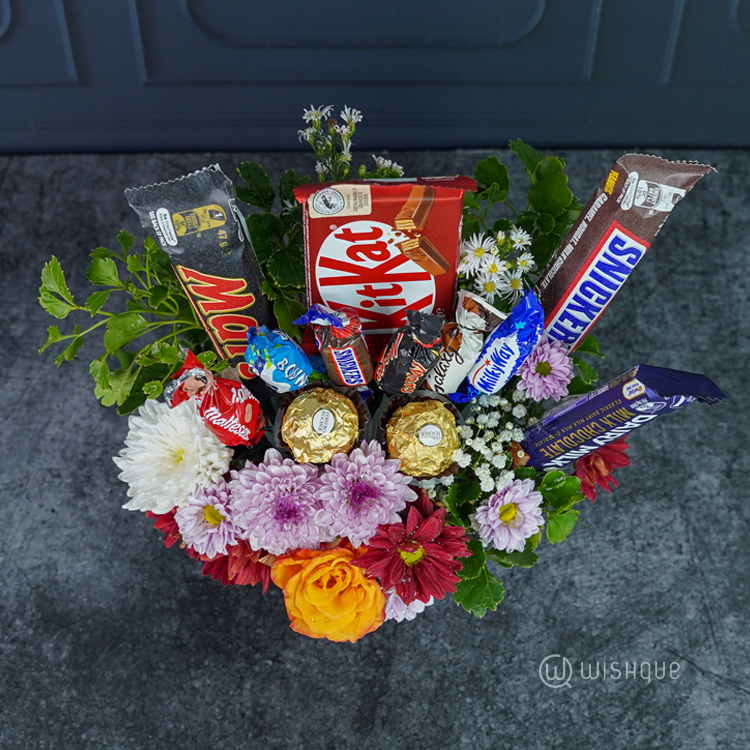 Choco Cravings Bloom Basket